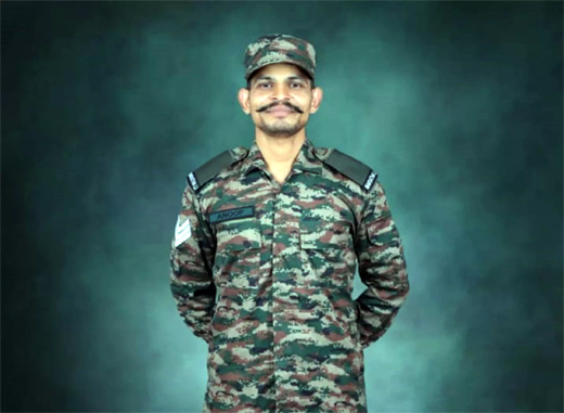 Soldier Anoop Poojary